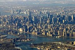 New York City Landing At LaGuardia 05 UN Building, Empire State Building, Buildings Near Central Park From Northeast Close Up